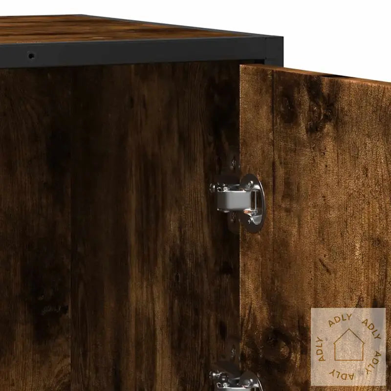 Skjenk Røkt Eik 68X35X76 Cm Konstruert Tre