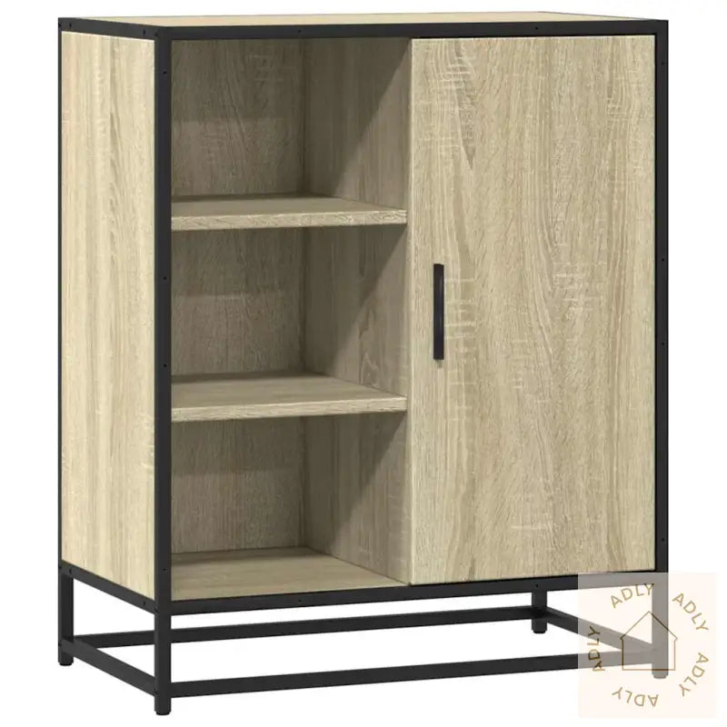 Skjenk Sonoma Eik 62X35X76 Cm Konstruert Tre