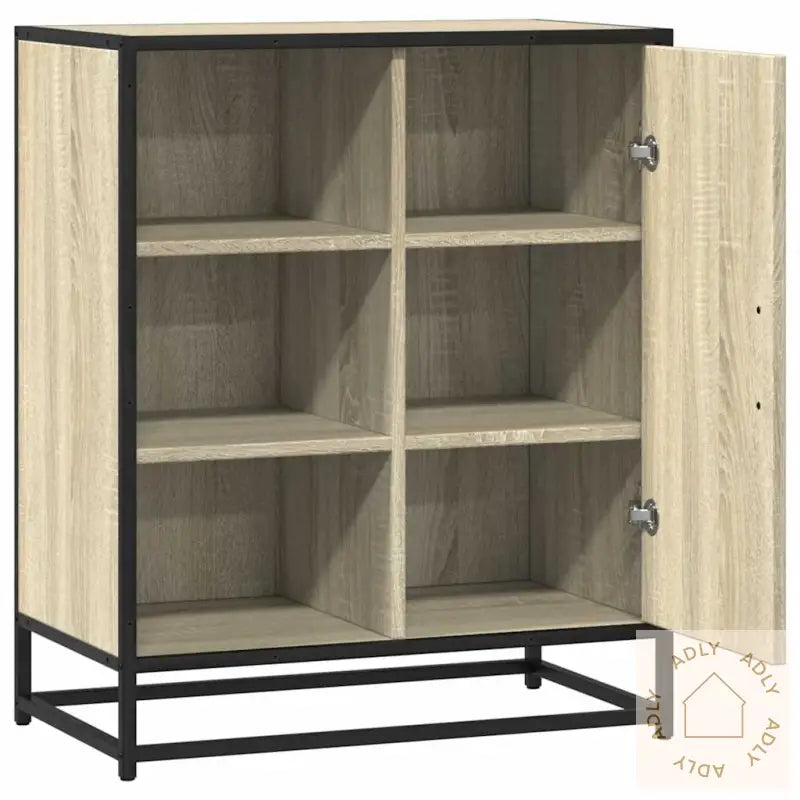 Skjenk Sonoma Eik 62X35X76 Cm Konstruert Tre