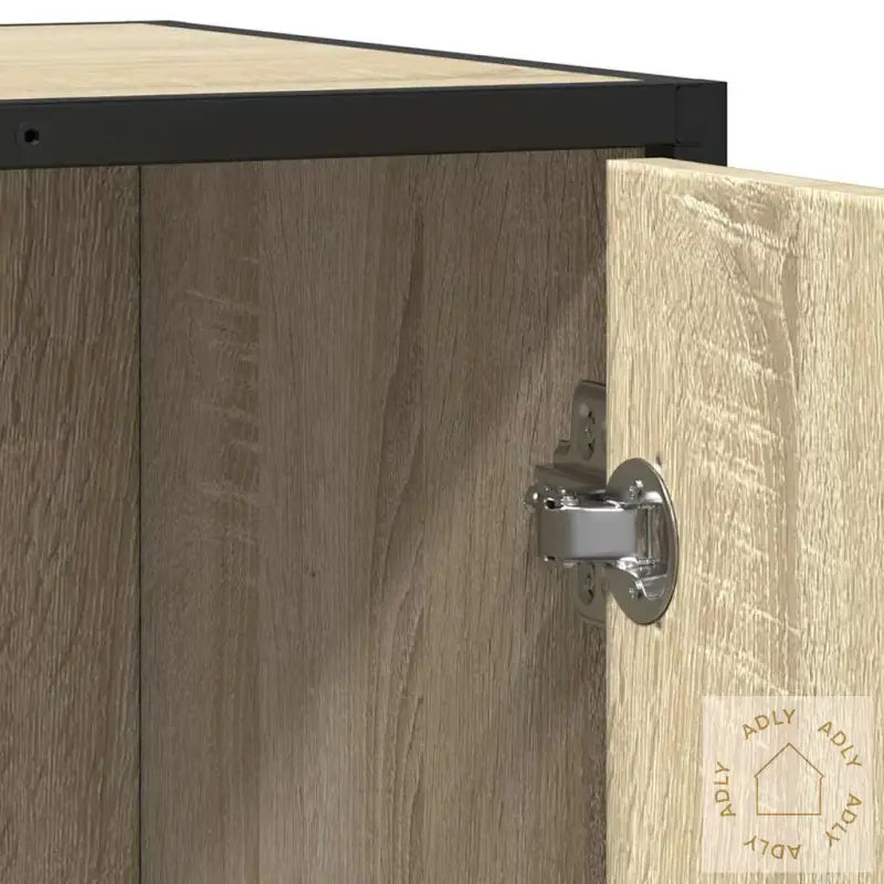 Skjenk Sonoma Eik 62X35X76 Cm Konstruert Tre