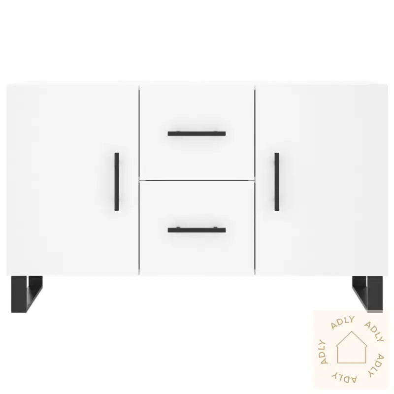 Skjenk Hvit 100X36X60 Cm Konstruert Tre