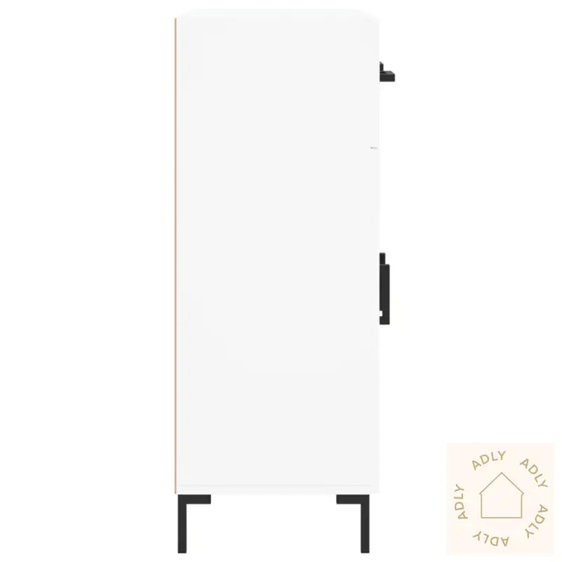 Skjenk Hvit 69,5X34X90 Cm Konstruert Tre
