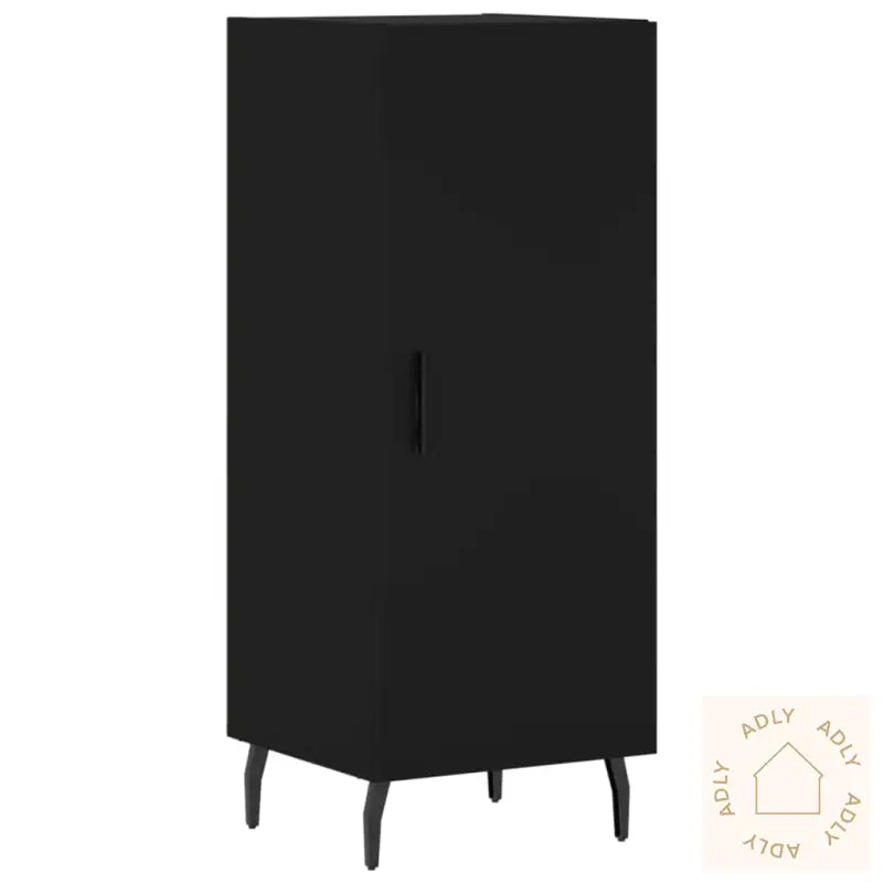 Skjenk Svart 34,5X34X90 Cm Konstruert Tre