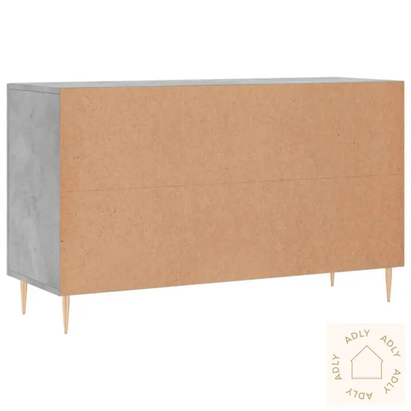 Skjenk Betonggrå 100X36X60 Cm Konstruert Tre