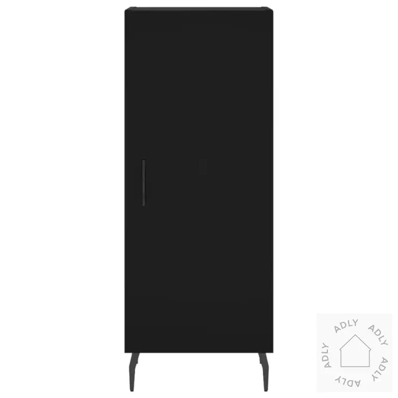 Skjenk Svart 34,5X34X90 Cm Konstruert Tre