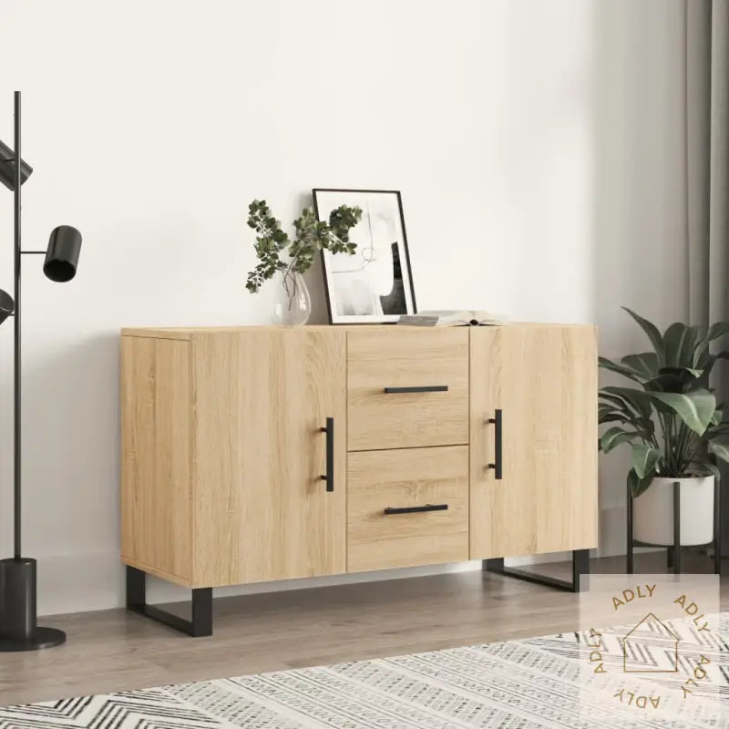 Skjenk Sonoma Eik 100X36X60 Cm Konstruert Tre
