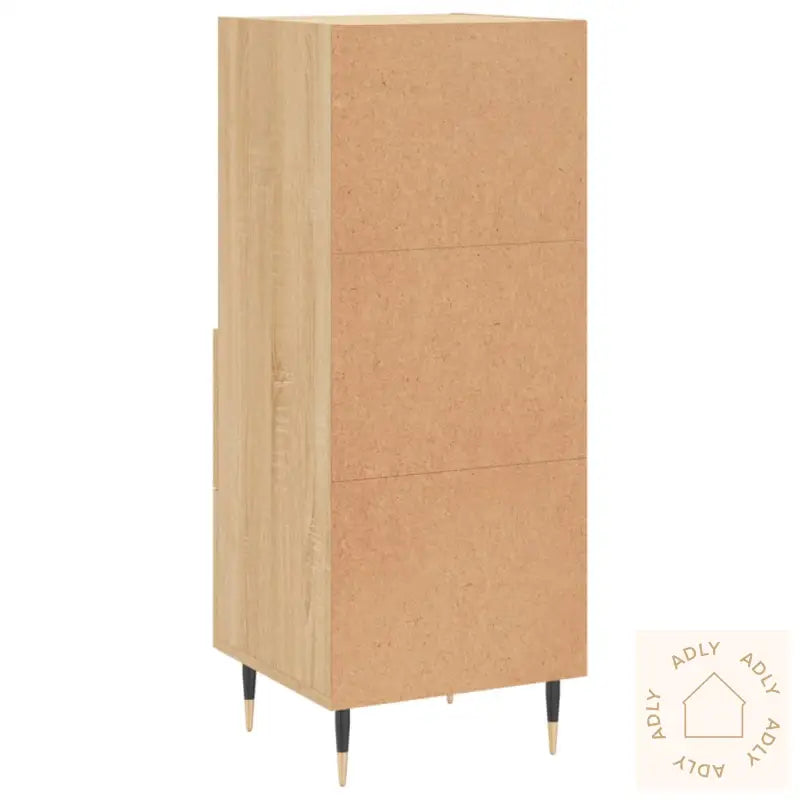 Skjenk Sonoma Eik 34,5X34X90 Cm Konstruert Tre