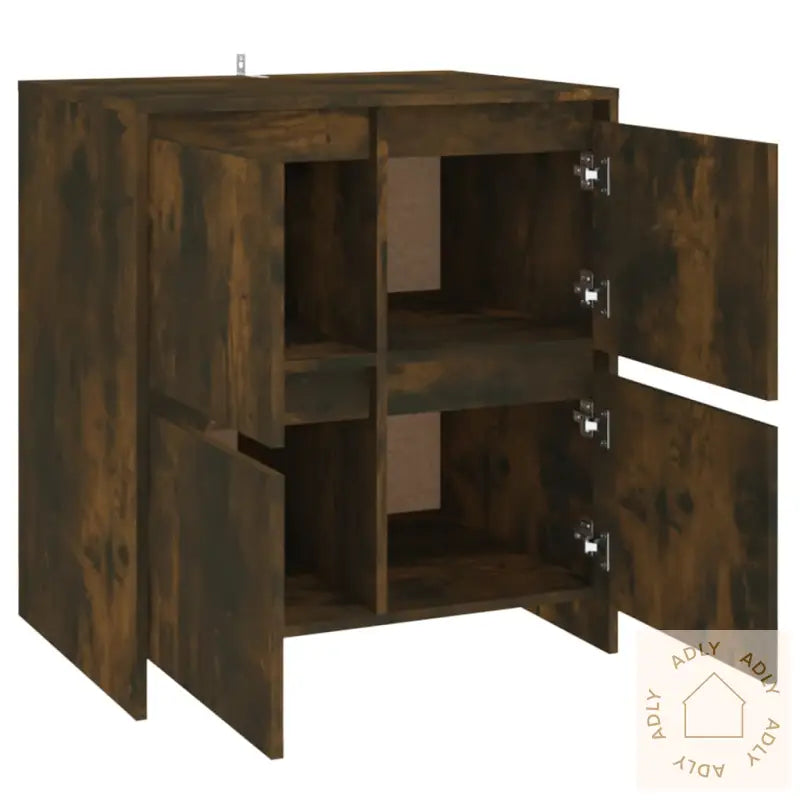 Skjenk Røkt Eik 70X41X75 Cm Konstruert Tre