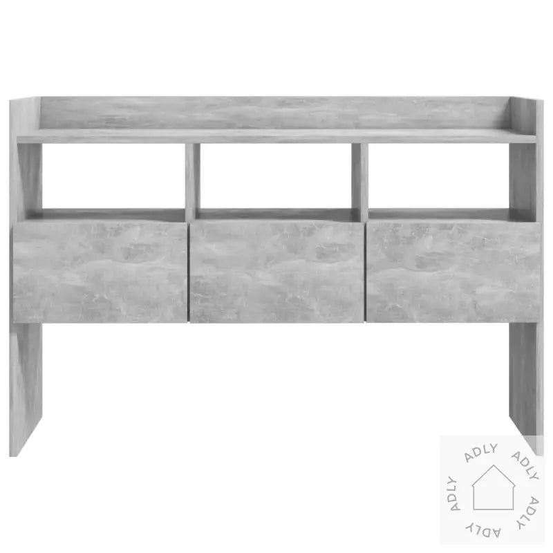 Skjenk Betonggrå 105X30X70 Cm Konstruert Tre