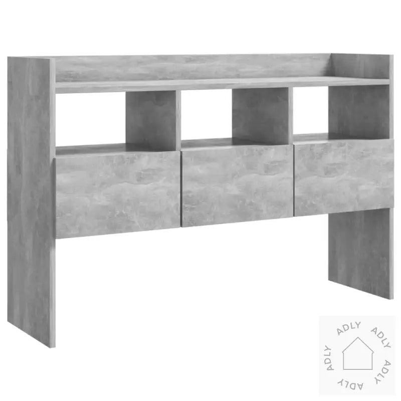 Skjenk Betonggrå 105X30X70 Cm Konstruert Tre