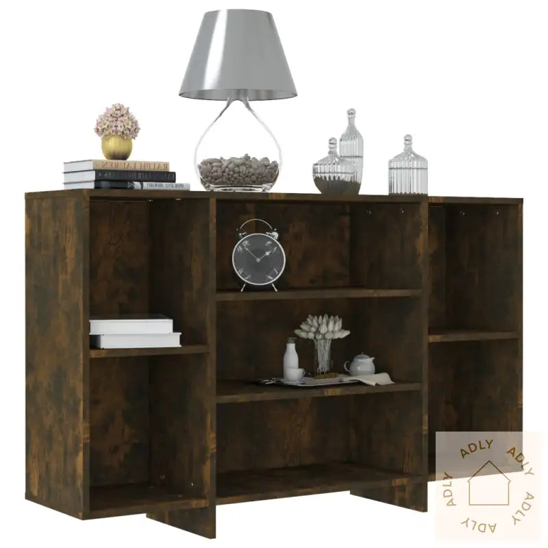 Skjenk Røkt Eik 120X30X75 Cm Konstruert Tre