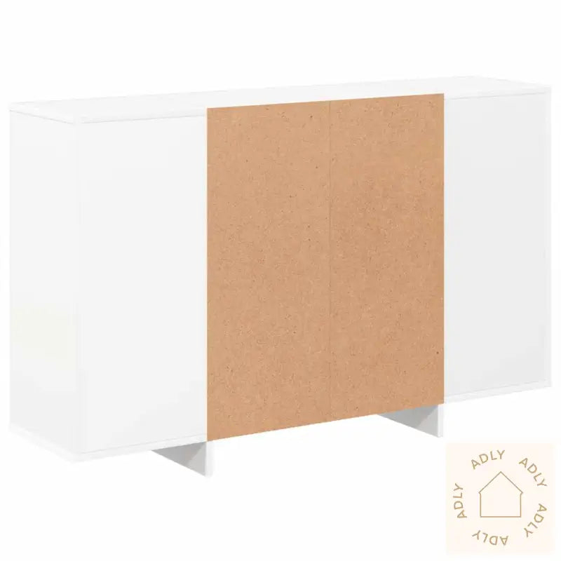 Skjenk Hvit 120X30X75 Cm Konstruert Tre