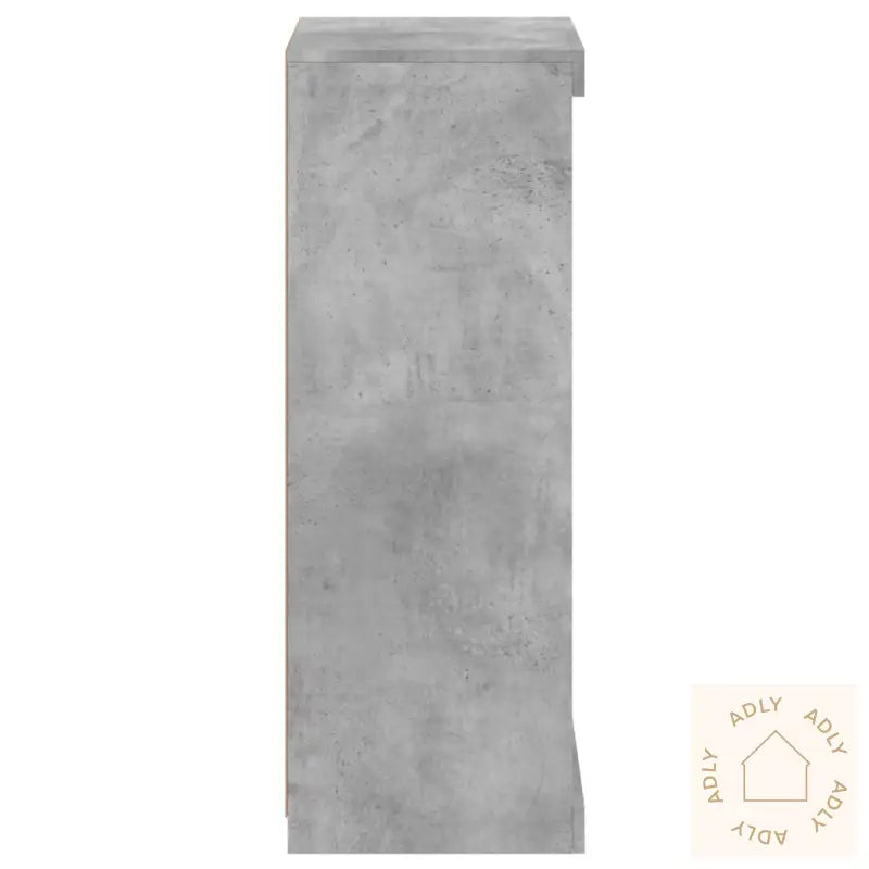 Skjenk Med Led-Lys Betonggrå 41X37X100 Cm