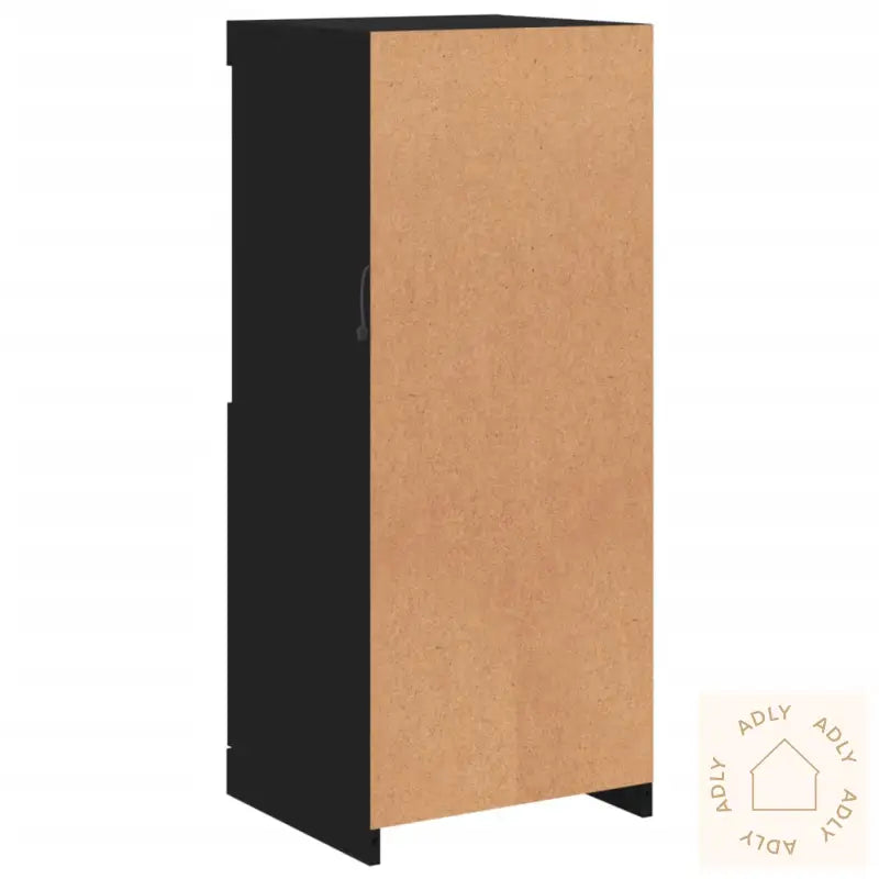 Skjenk Med Led-Lys Svart 41X37X100 Cm