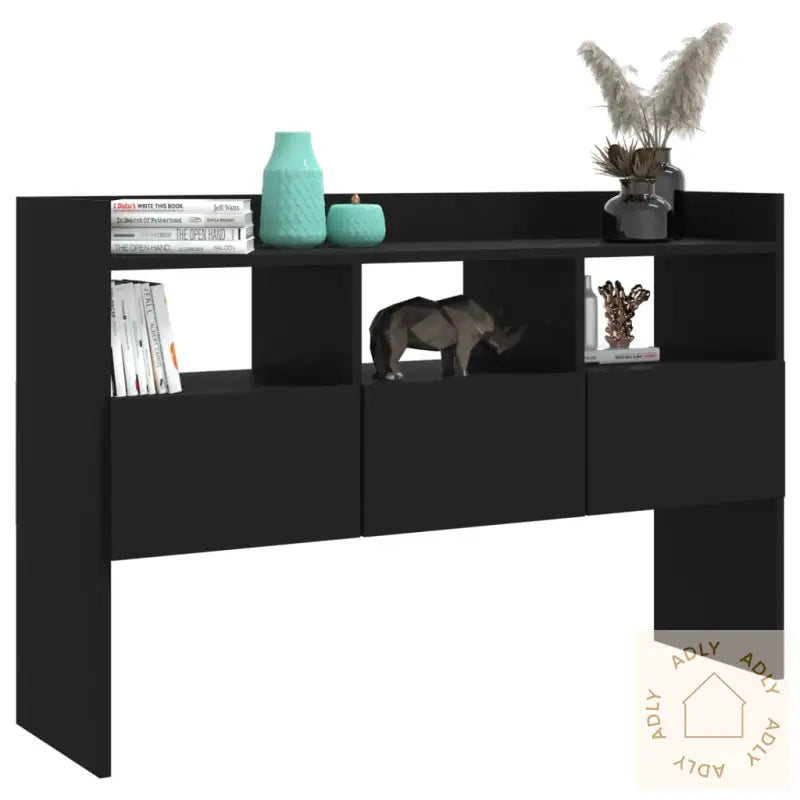 Skjenk Svart 105X30X70 Cm Konstruert Tre