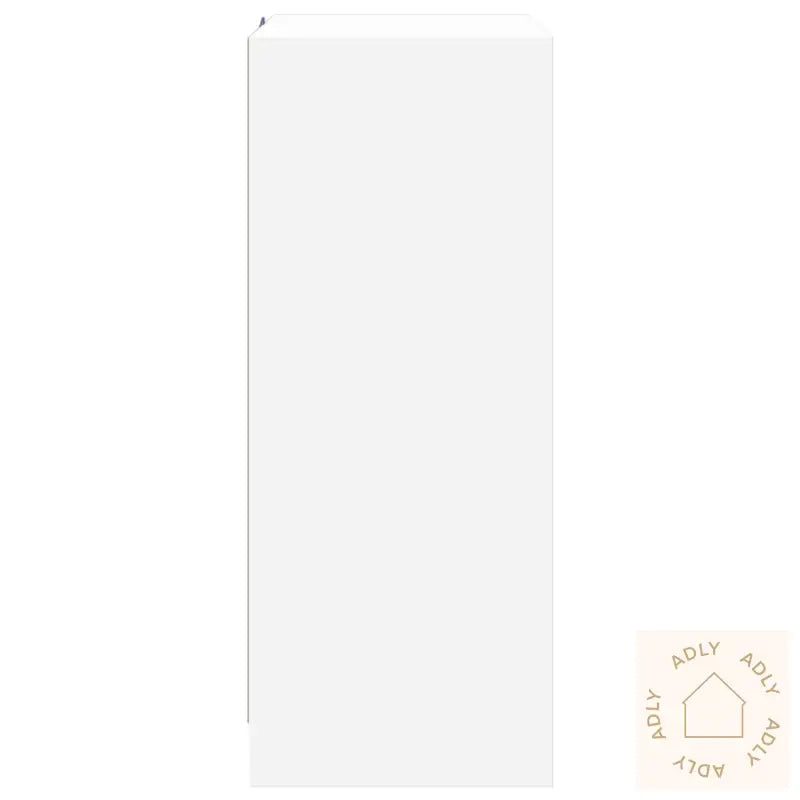 Skjenk Med Led Hvit 77X34X85 Cm Konstruert Tre