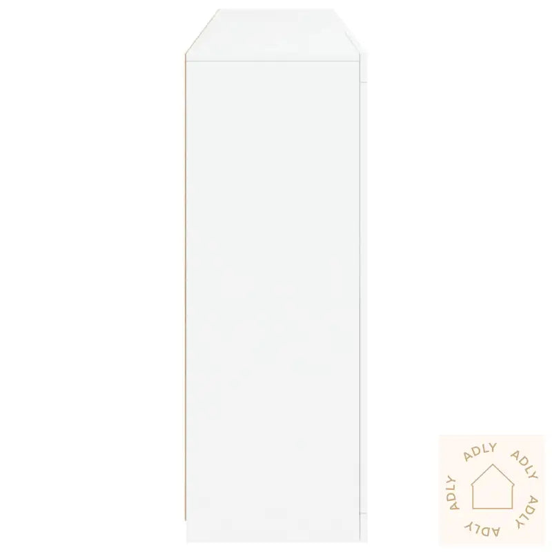 Skjenk Med Led-Lys Hvit 162X37X100 Cm