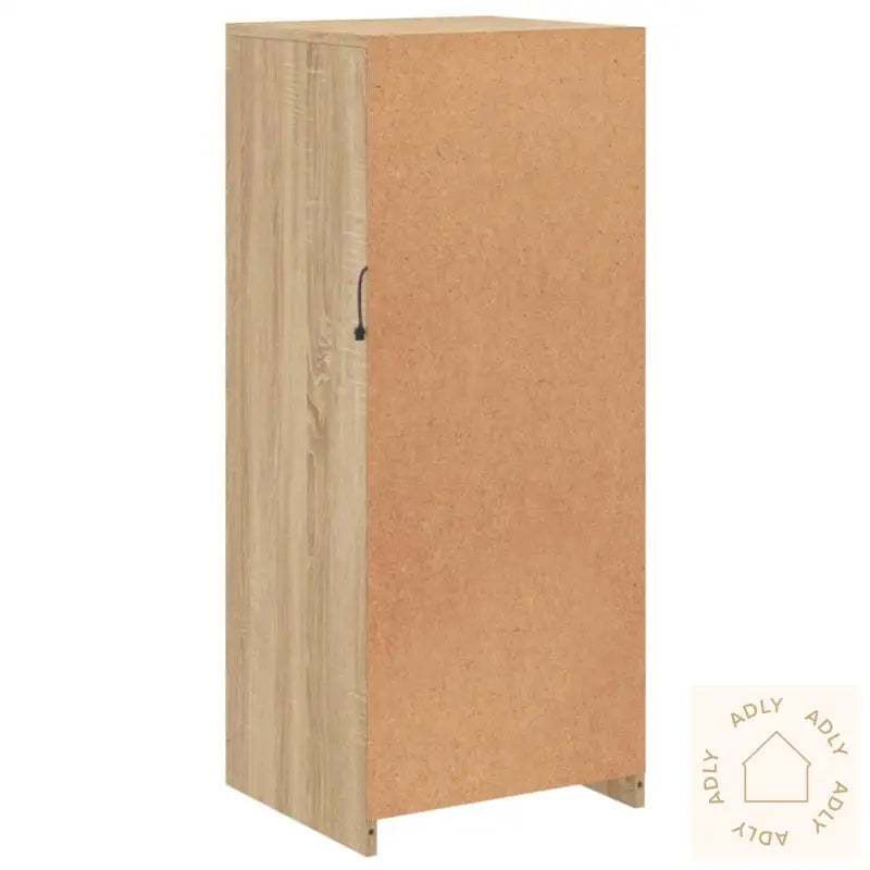 Skjenk Med Led-Lys Sonoma Eik 41X37X100 Cm