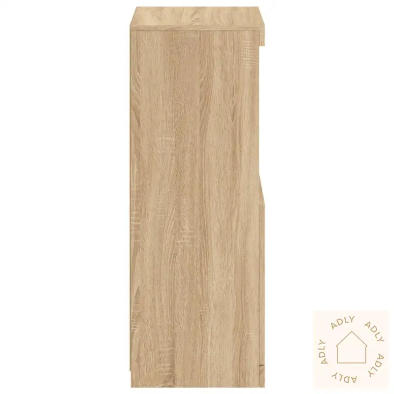 Skjenk Med Led-Lys Sonoma Eik 41X37X100 Cm