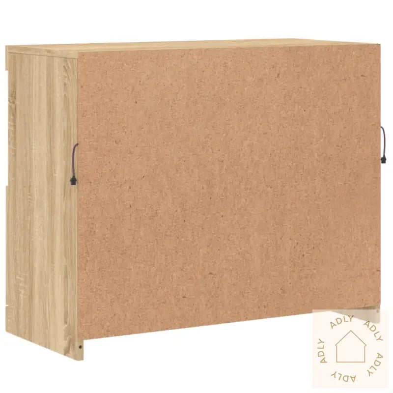 Skjenk Med Led-Lys Sonoma Eik 81X37X67 Cm