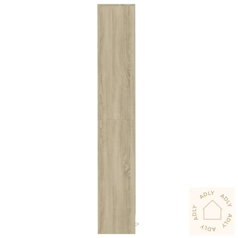 Skjenk Med Led Sonoma Eik 36X32,5X200 Cm Konstruert Tre