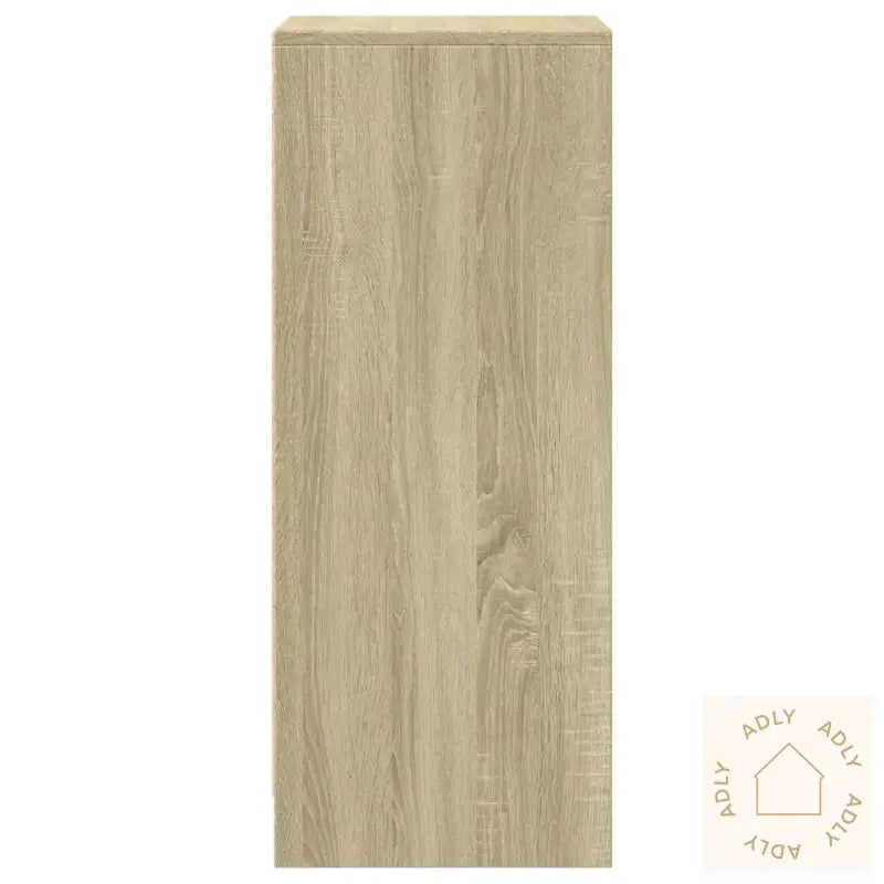 Skjenk Med Led Sonoma Eik 42,5X34X85 Cm Konstruert Tre