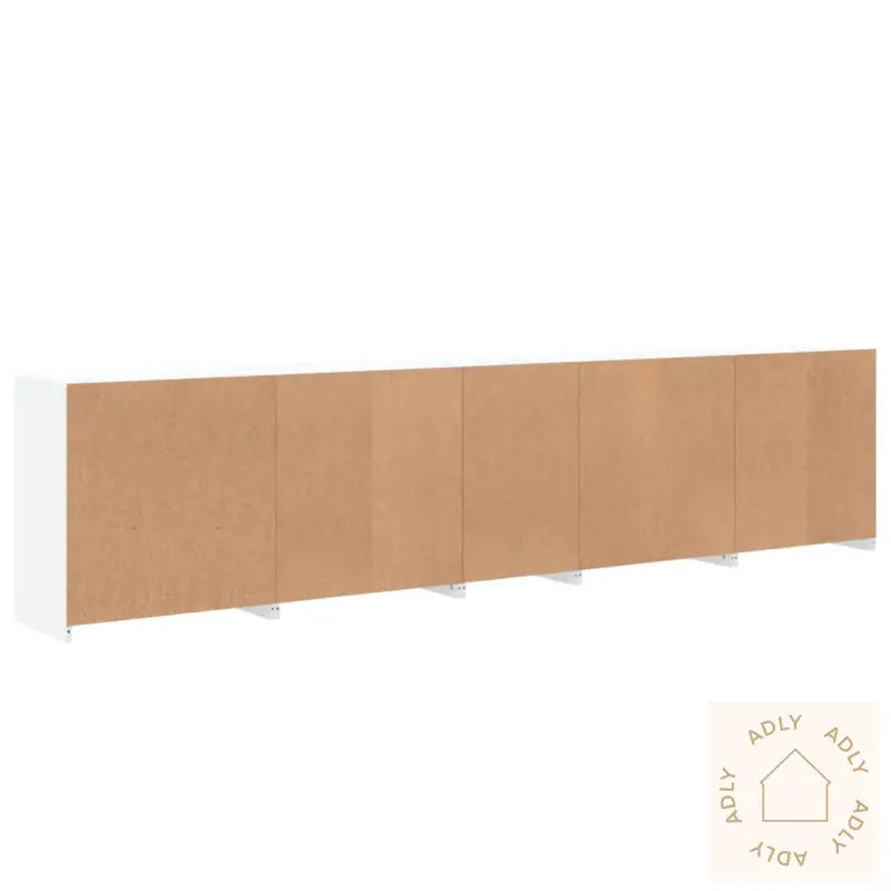Skjenk Med Led-Lys Hvit 283X37X67 Cm