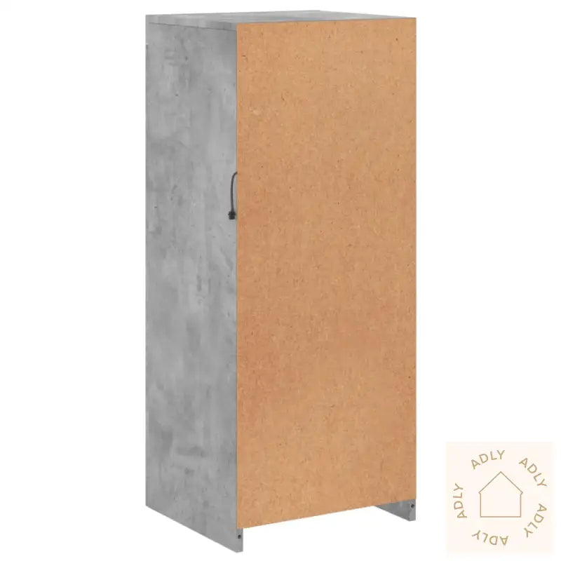 Skjenk Med Led-Lys Betonggrå 41X37X100 Cm