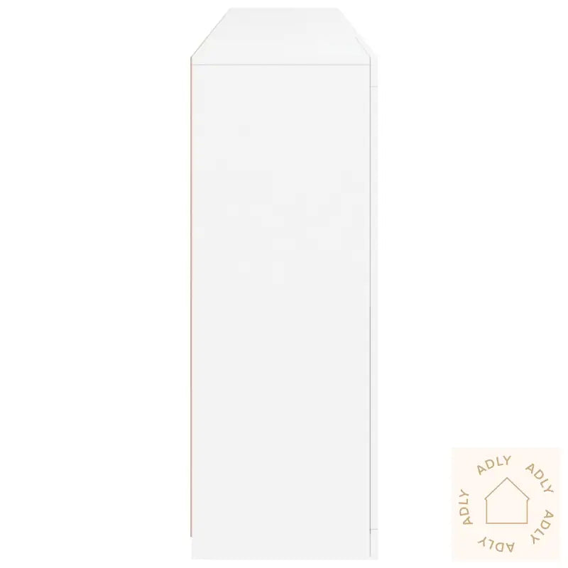 Skjenk Med Led-Lys Hvit 202X37X100 Cm