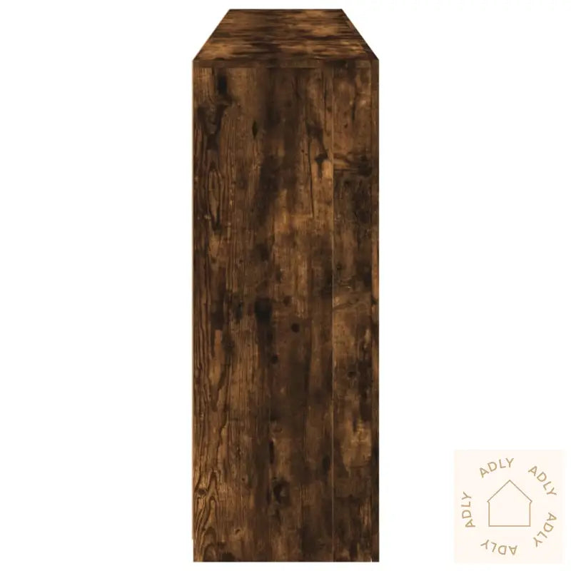 Skjenk Med Led-Lys Røkt Eik 181,5X37X100 Cm