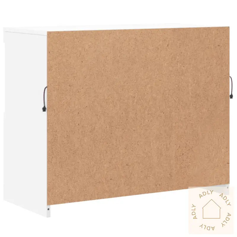 Skjenk Med Led-Lys Hvit 81X37X67 Cm