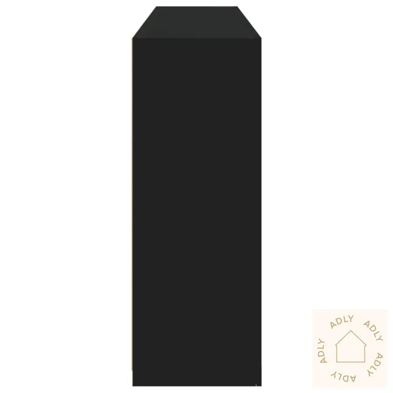 Skjenk Med Led-Lys Svart 162X37X100 Cm