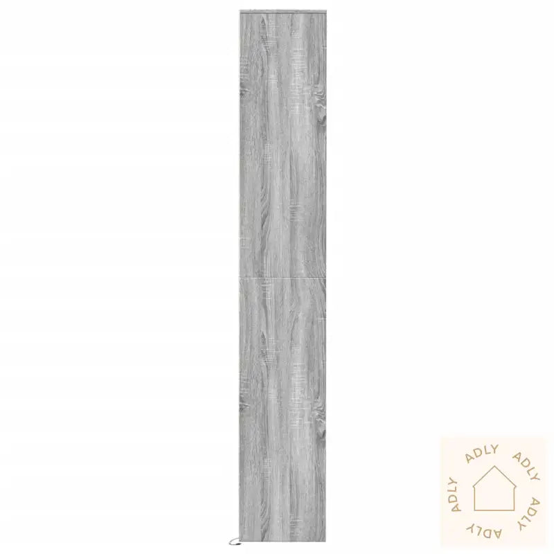 Skjenk Med Led Grå Sonoma 36X32,5X200 Cm Konstruert Tre