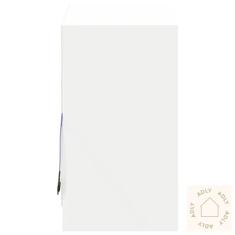 Skjenk Med Led Hvit 72X34X61 Cm Konstruert Tre