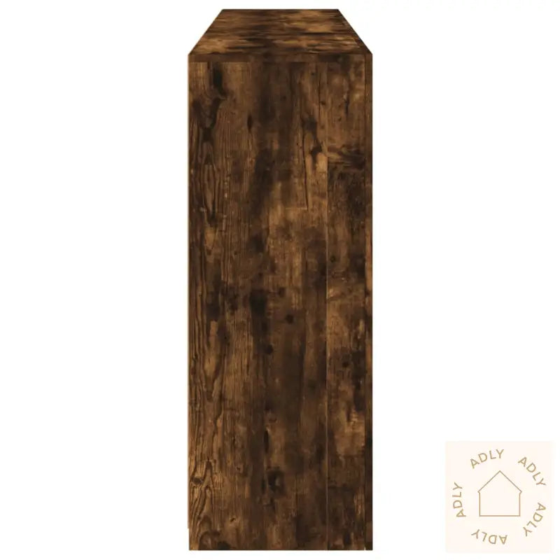 Skjenk Med Led-Lys Røkt Eik 162X37X100 Cm