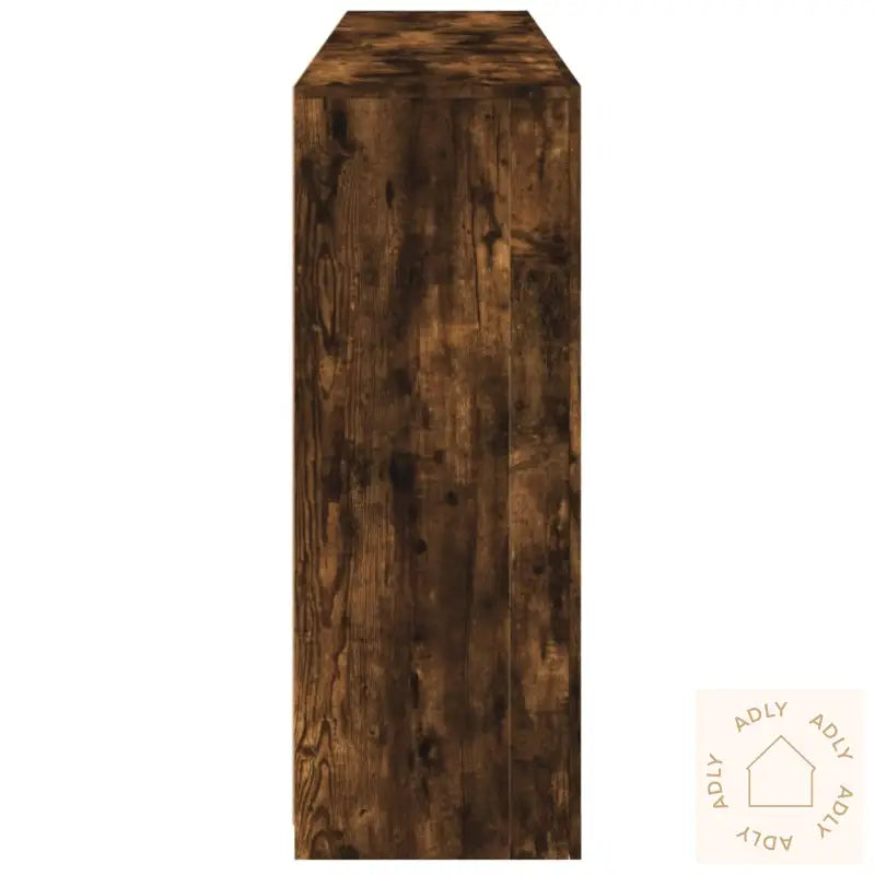 Skjenk Med Led-Lys Røkt Eik 162X37X100 Cm