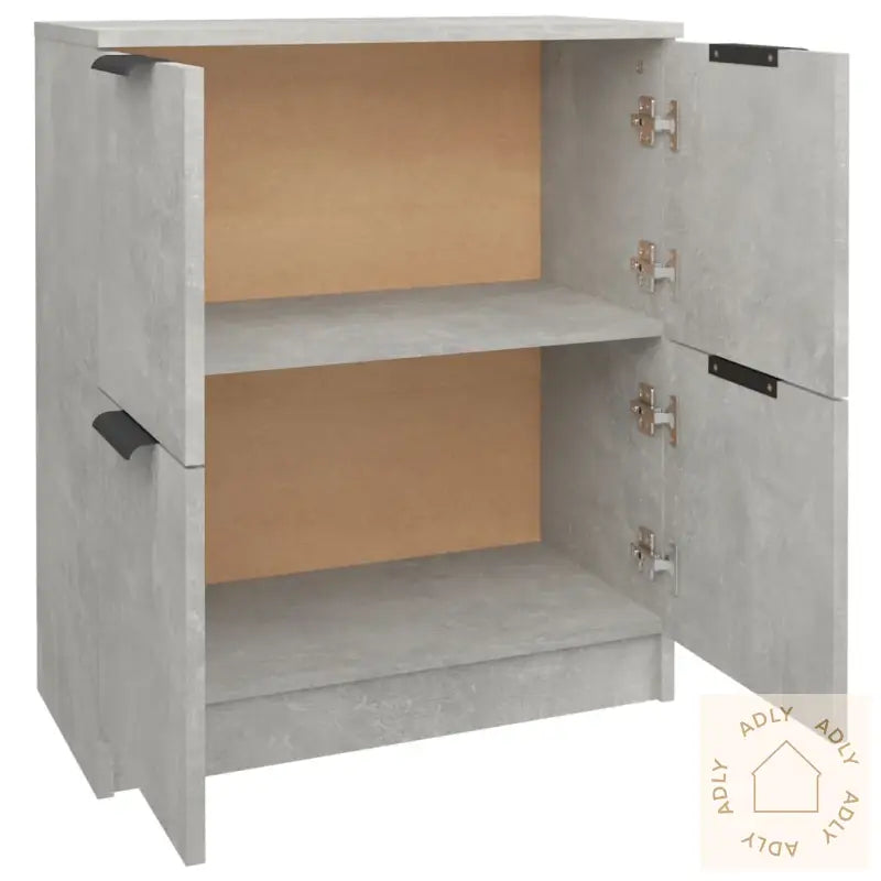 Skjenk Betonggrå 60X30X70 Cm Konstruert Tre