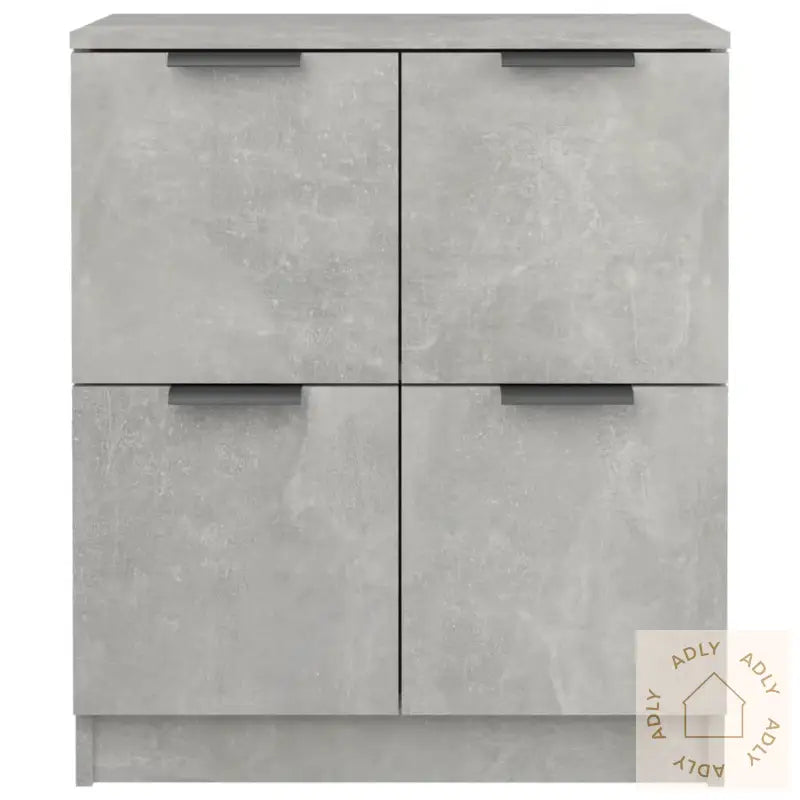 Skjenk Betonggrå 60X30X70 Cm Konstruert Tre