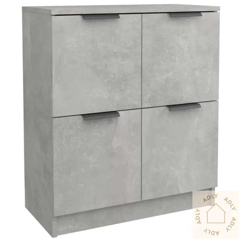 Skjenk Betonggrå 60X30X70 Cm Konstruert Tre
