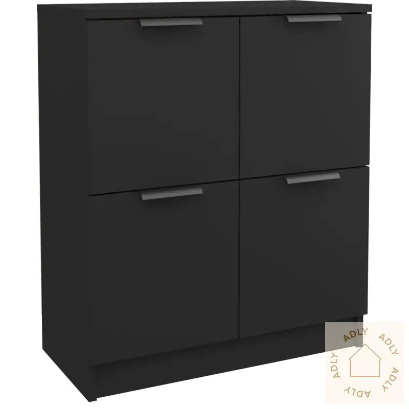 Sidebord Svart 60X30X70 Cm Konstruert Tre