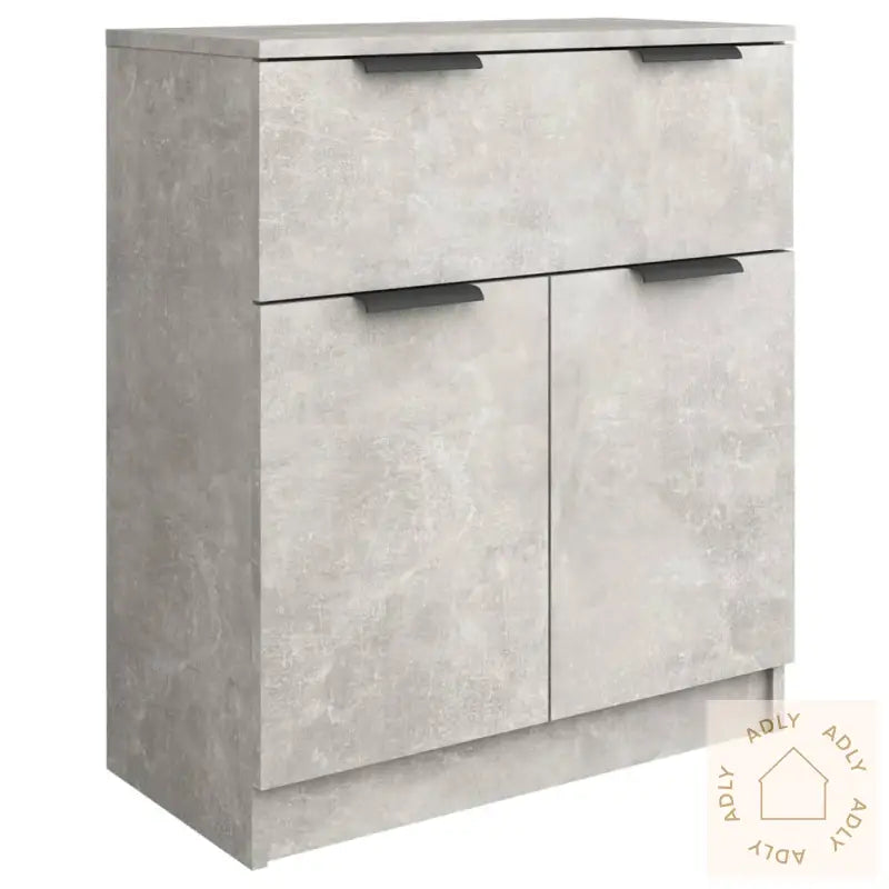 Skjenk Betonggrå 60X30X70 Cm Konstruert Tre