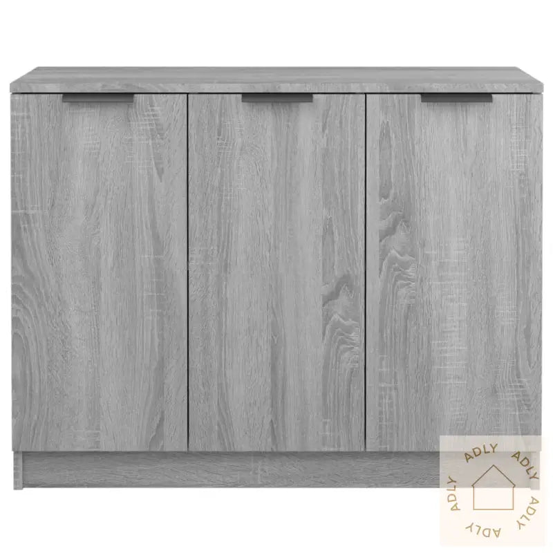 Skjenk Grå Sonoma 90,5X30X70 Cm Konstruert Tre