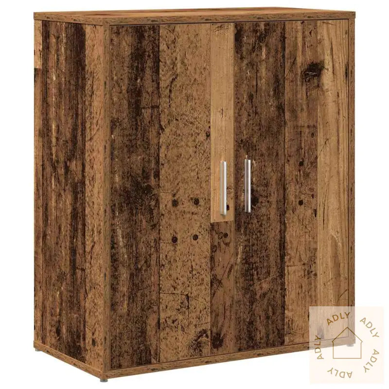 Høyskap 2 Pcs Gammel Tre 60 X 31 X 70 Cm Konstruert Tre