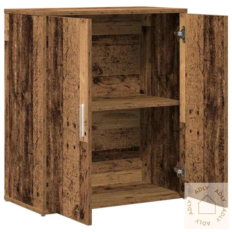 Høyskap 2 Pcs Gammel Tre 60 X 31 X 70 Cm Konstruert Tre