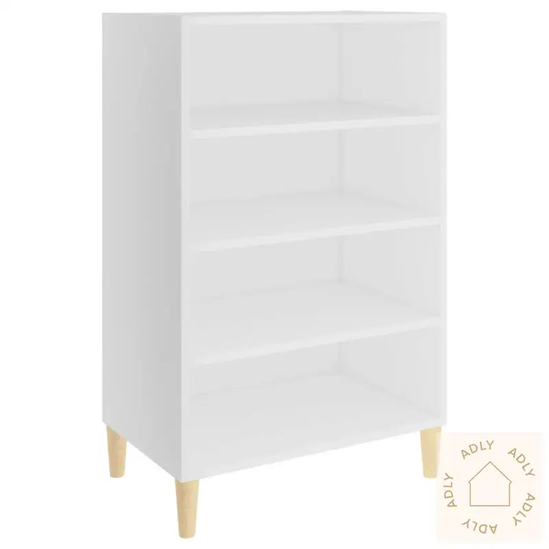 Skjenk Hvit 57X35X90 Cm Konstruert Tre