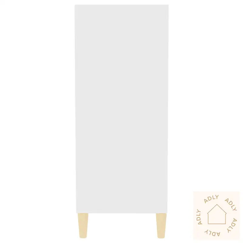 Skjenk Hvit 57X35X90 Cm Konstruert Tre