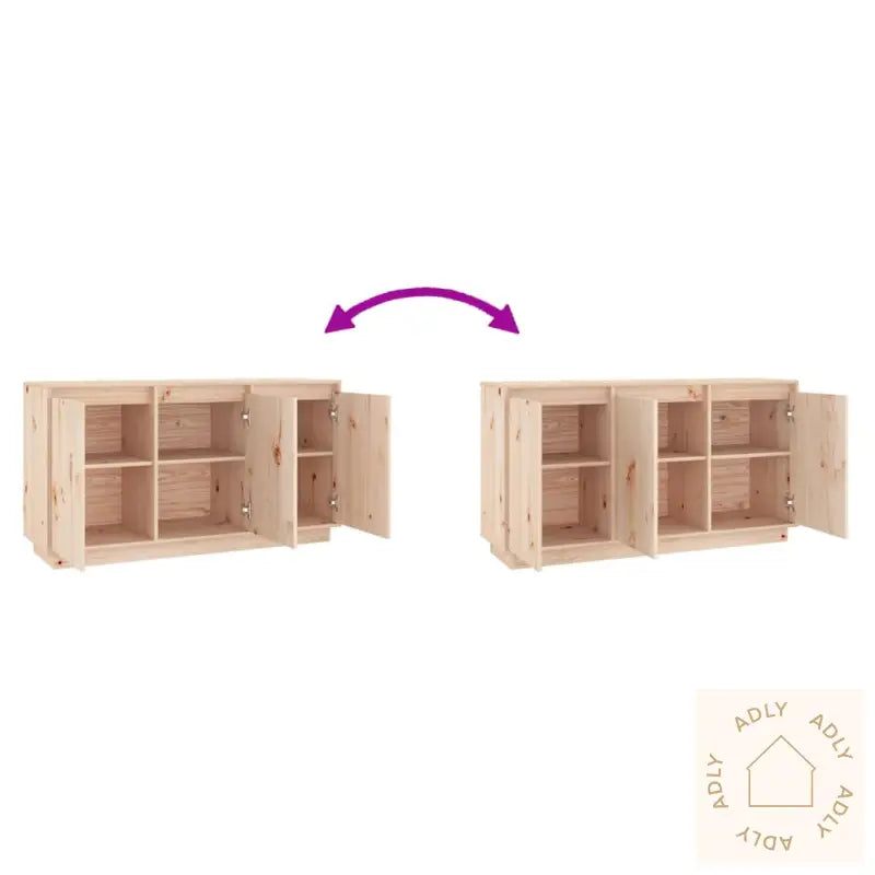 Skjenk 111X34X60 Cm Heltre Furu