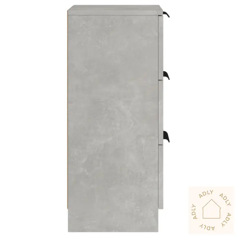 Skjenk Betonggrå 30X30X70 Cm Konstruert Tre