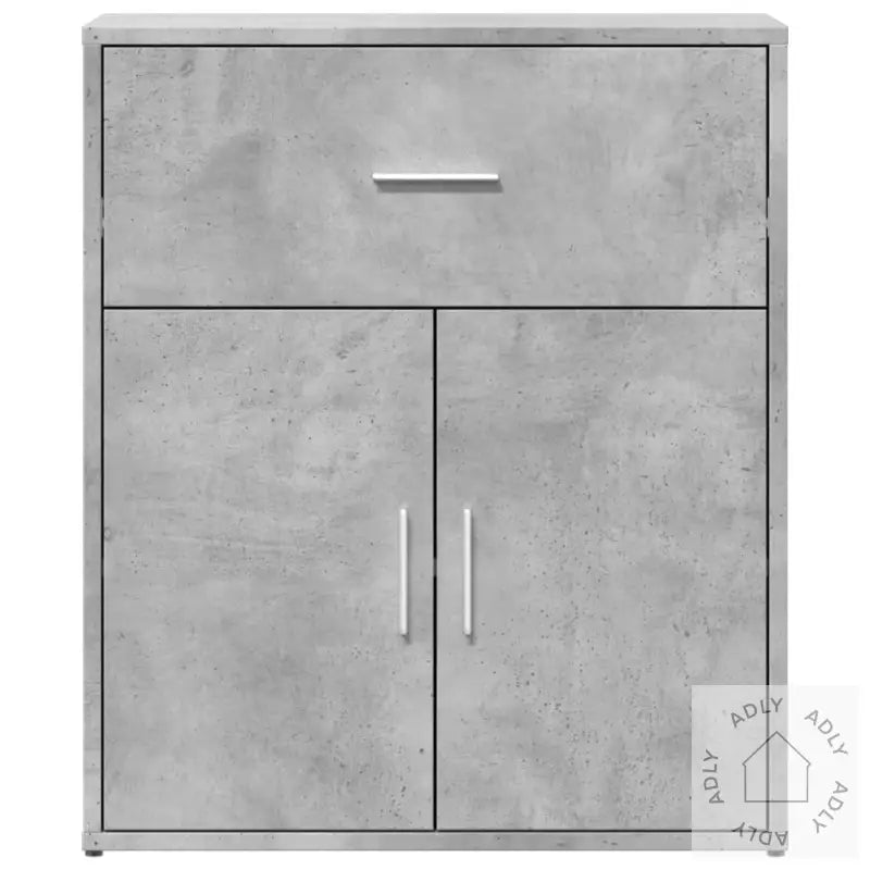 Skjenker 2 Betonggrå 60X31X70 Cm Konstruert Tre