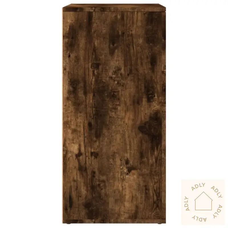 Skjenker 2 Stk Røkt Eik 79X38X80 Cm Konstruert Tre